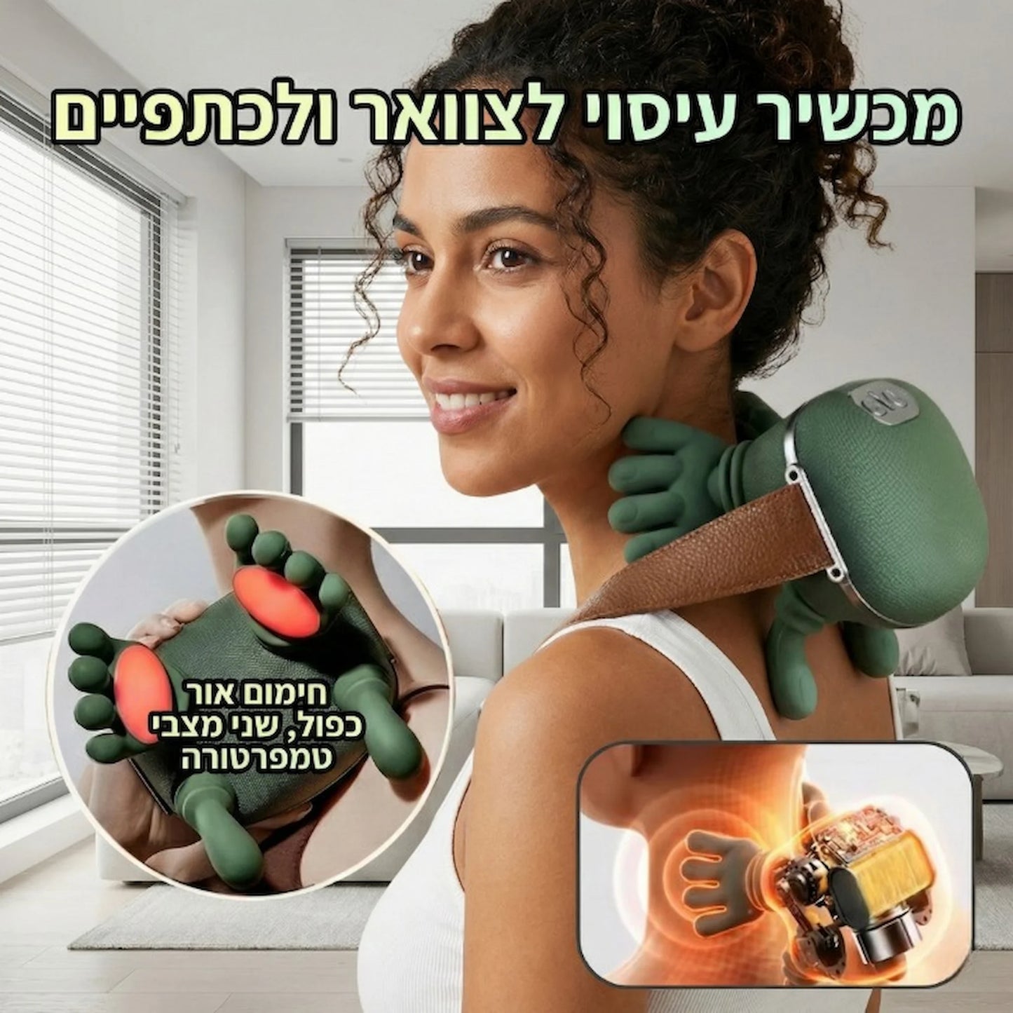 PalmCalm · הצוואר שלך, רק רגוע יותר